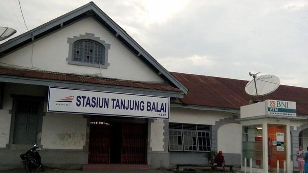 Stasiun Kereta Api di Tanjungbalai (Foto: Dok. Cagar Budaya Sumut)