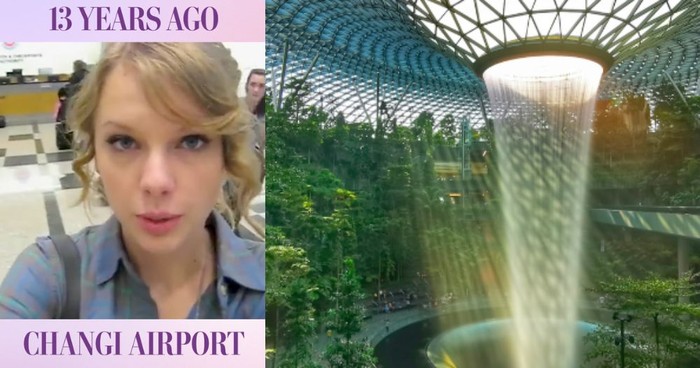 Taylor Swift di Bandara Changi
