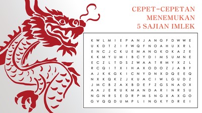 Tes Mata di Tahun Naga, Seberapa Cepat Bisa Temukan Kata Tersembunyi?