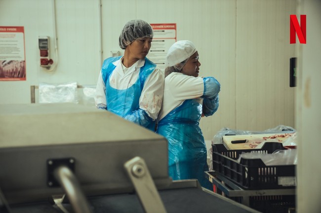 Begitu tiba di negara asing, karakter Song Joong Ki mengalami kesulitan untuk mendapatkan status pengungsi yang dia perlukan untuk memulai kehidupan baru. Sedangkan lawan main Song Joong Ki, Choi Sung Eun dikisahkan sebagai penembak Korea yang tergabung dalam timnas Belgia dan menderita setelah kematian ibunya. Foto: dok. Netflix