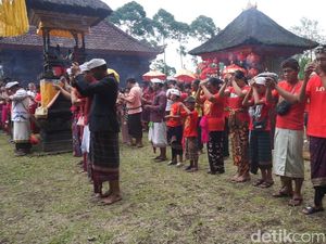 Harmonisnya Umat Tridharma-Hindu di Desa Catur Kintamani Saat Imlek
