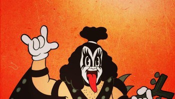 Gene Simmons From Kiss. Foto: (Bored Panda).