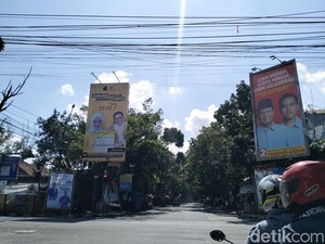 Masuk Masa Tenang, Masih Ada APK Mejeng di Kota Bandung