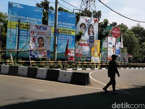 Momen  APK di Sejumlah Daerah Mulai Dibersihkan di Masa Tenang
