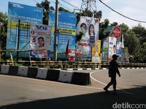 Hari Pertama Masa Tenang, Masih Banyak APK Bertebaran di Jakut