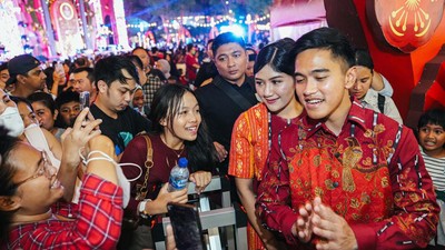 Kala Kaesang dan Erina Hadiri Perayaan Imlek di Jakarta