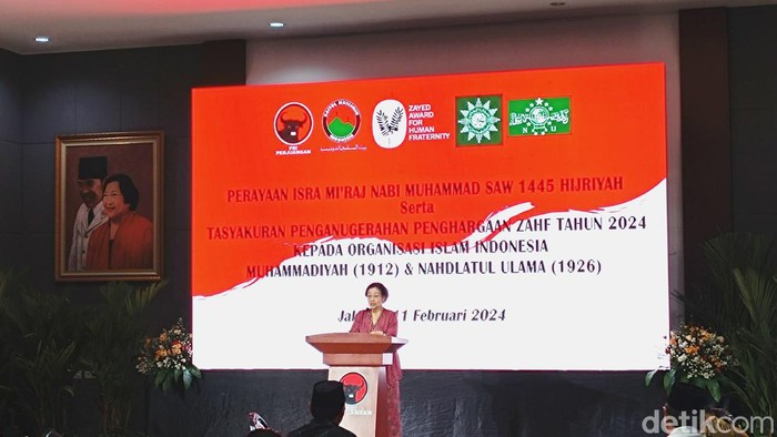 Ketum PDIP Megawati (Rizky Adha Mahendra/detikcom)