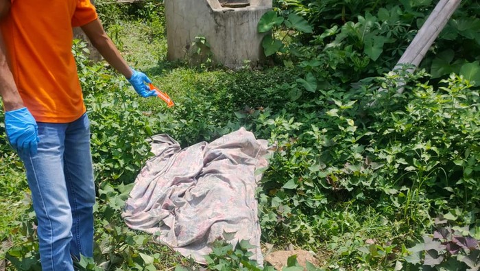 Petugas Polsek Klego dan Polres Boyolali melakukan olah TKP di lokasi kejadian, Minggu (11/2/2024).