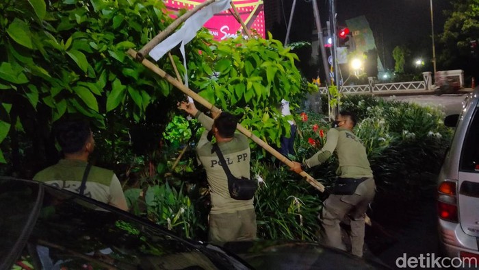 penertiban apk di masa tenang di surabaya
