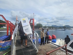 Logistik Pemilu untuk Nusa Penida Dikirim Pakai Kapal dari 2 Pelabuhan