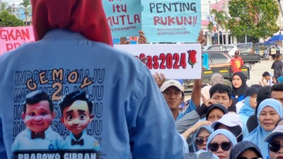 Potret Ramainya Pesta Rakyat Gemoy di Sorong