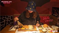 Saat di Taichung, Taiwan, Ranny juga sempat makan di restoran steak bernama Akaoni Steak. Ia memesan menu steak dengan paduan spaghetti dan mix veggie. Foto: YouTube Ranny SW