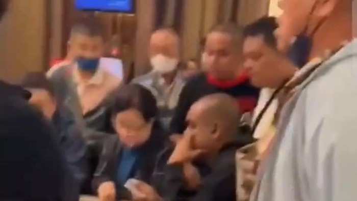 Tangkapan layar menunjukkan Bakhtiar sedang di Genting Highlands