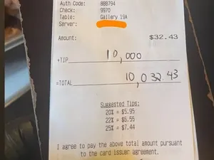 Wow! Pengunjung Ini Beri Uang Tip Rp 156 Juta untuk Pegawai Resto