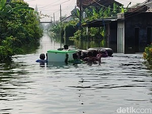 10 Desa di Demak Terendam Banjir, 27.996 Pemilih Bakal Ikut Coblosan Susulan