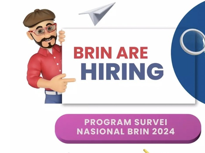 BRIN buka lowongan tenaga lapang Program Survei Nasional BRIN 2024