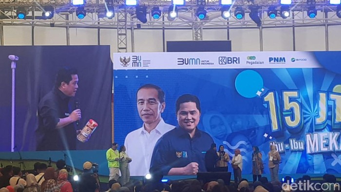 Erick Thohir Bertemu Ribuan Ibu-ibu Nasabah PNM Mekaar, Ada Apa?