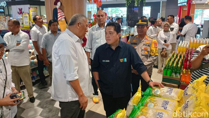 Erick Thohir Cek Stok Beras