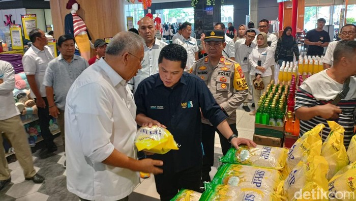 Erick Thohir Cek Stok Beras