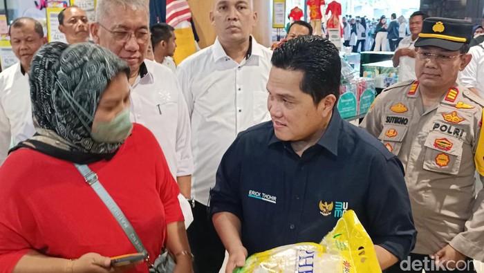 Erick Thohir Cek Stok Beras