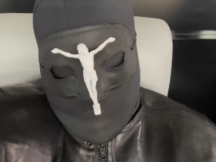 Kanye West di Super Bowl 2024