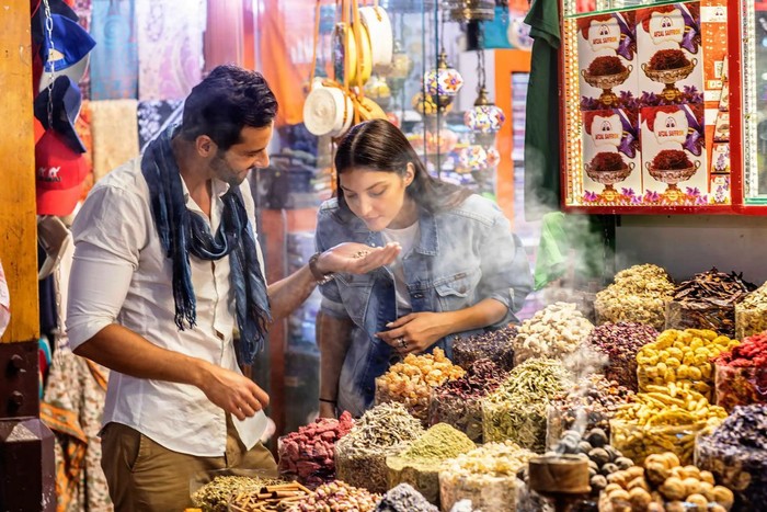 Pasar rempah di Dubai