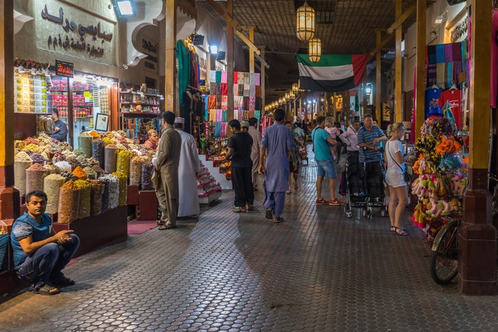 Pasar rempah di Dubai