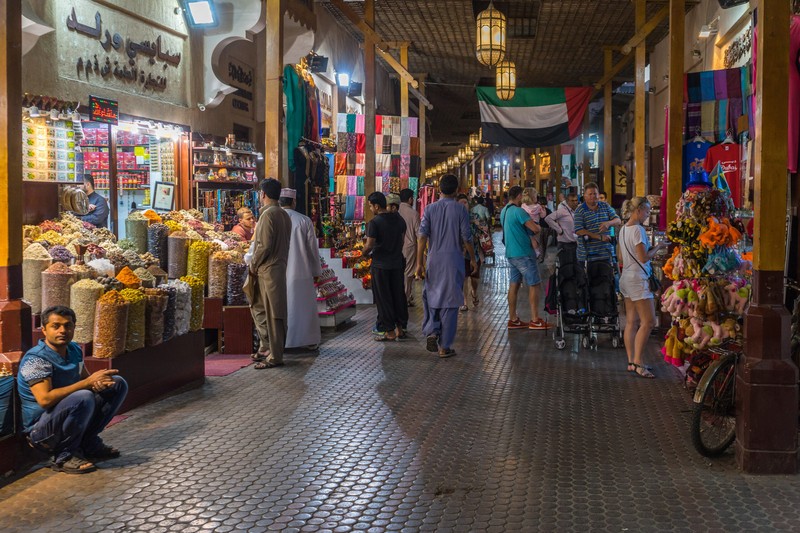 Pasar rempah di Dubai