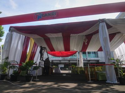 Intip Persiapan TPS Lokasi Presiden Jokowi Memilih