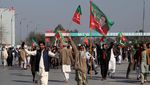 Ribuan Pendukung Mantan PM Pakistan Gelar Unjuk Rasa