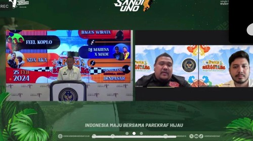 Tangkapan layar The Weekly Brief with Sandi Uno, Senin (12/2/2024).