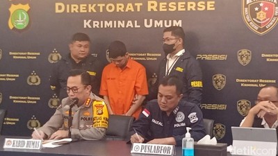 YA Tersangka Pembunuhan Anak Tamara Tyasmara Tertunduk saat Dirilis Polisi