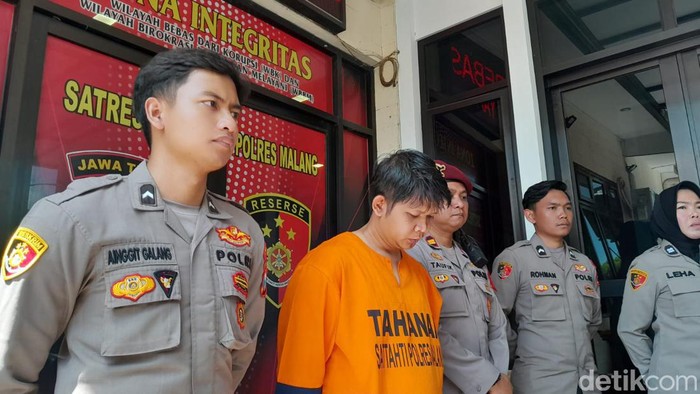 Tersangka pembunuhan Dayang Santi di Malang