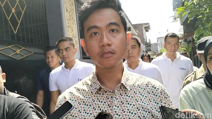 Wali Kota Solo Gibran Rakabuming Raka di Solo, Senin (12/2/2024).