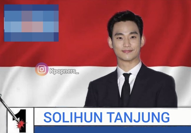 Kim Soo Hyun mendapat panggilan sayang dari penggemar Indonesia agar lebih melokal. Mana nih, pendukungnya Solihun? Foto: dok. Instagram @kpopners_