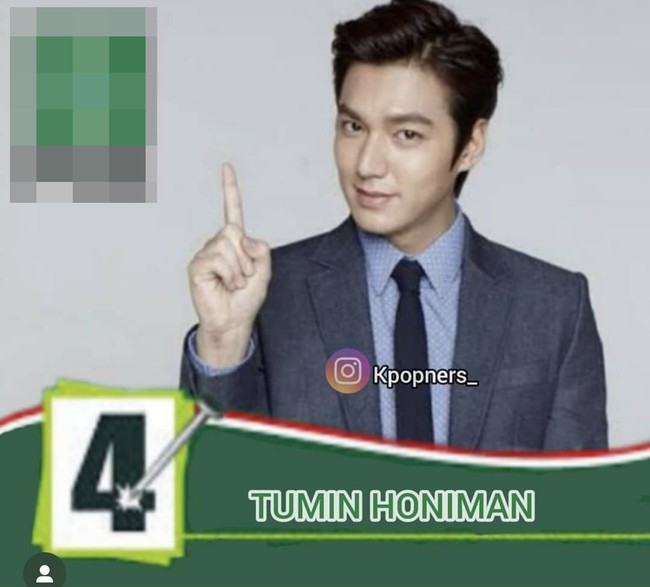 Ingat ya, coblos nomor empat. Lee Min Ho udah cocok banget nih jadi anggota DPR. Foto: dok. Instagram @kpopners_