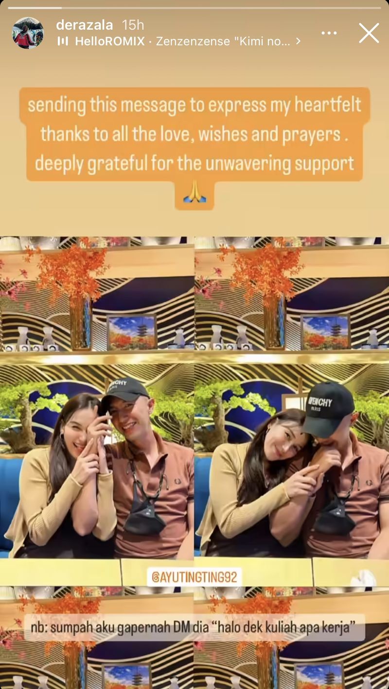 Ayu Ting Ting dan Muhammad Fardhana