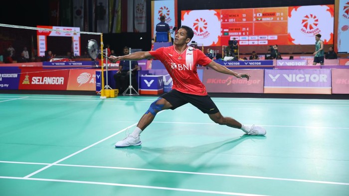 Chico Aura Dwi Wardoyo di Badminton Asia Team Championships 2024