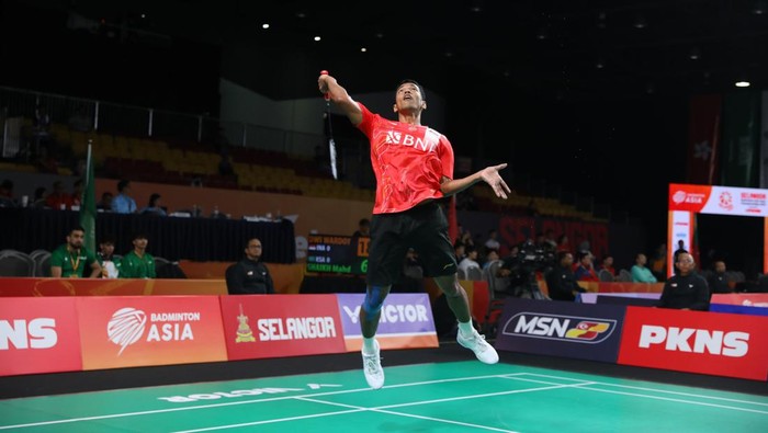Chico Aura Dwi Wardoyo di Badminton Asia Team Championships 2024