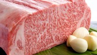 Menduduki peringkat teratas daging asal Jepang, Kobe Strip Steak dijual seharga Rp 5,4 juta. Harga tersebut hanya untuk daging seberat 360 gram saja. Foto: Istimewa