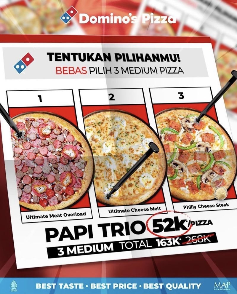 Habis Nyoblos Bisa Makan Pizza hingga Donat Harga Spesial di Sini