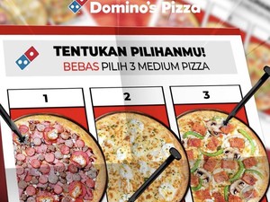 Habis Nyoblos Bisa Makan Pizza hingga Donat Harga Spesial di Sini