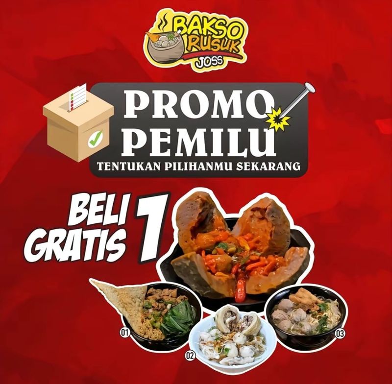 Habis Nyoblos Bisa Makan Pizza hingga Donat Harga Spesial di Sini
