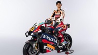 Luca Marini akan menggunakan nomor start 10. Foto: HRC