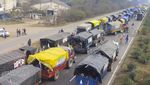 Gas Air Mata Warnai Demo Ribuan Petani di India