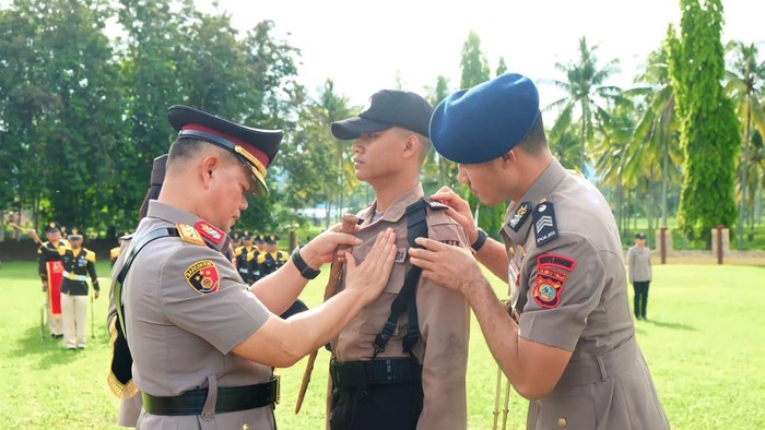 Kapolda Sulawesi Tengah, Irjen Agus Nugroho memimpin upacara pembukaan Pendidikan dan Pembentukan Bintara (Diktukba) Polri gelombang 1 tahun 2024.