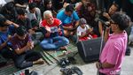 Jelang Pencoblosan, Ganjar Nyanyi Bareng Slank di Semarang