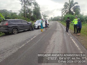 Karimun Vs Xpander Adu Banteng di Jalinsum Muba, Dokter Alicia Luka Robek