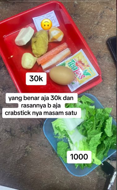 Mengeluh tentang harga