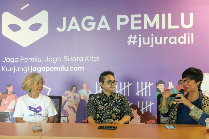 Konferensi Pers Jaga Pemilu